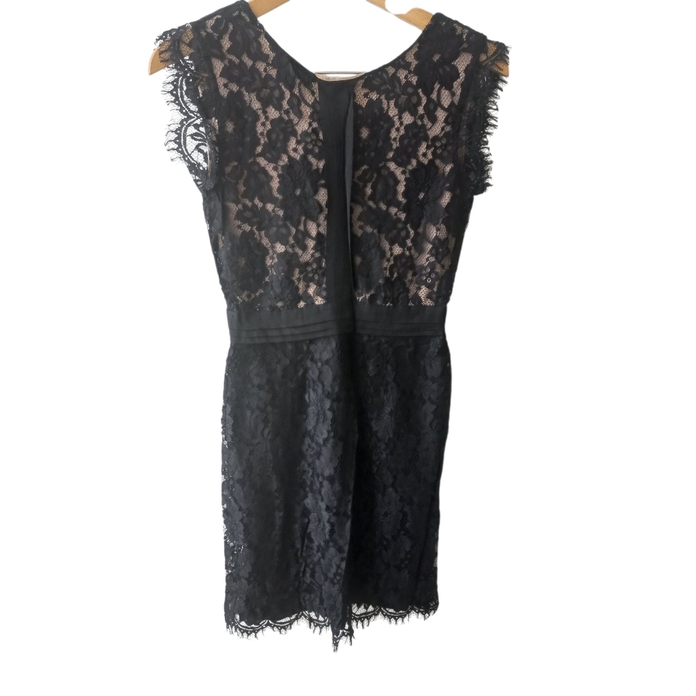 BEDO Women's femme Elegant Black Lace Dress Size S US